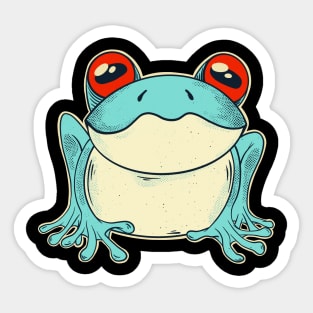 Frog Cottagecore Aesthetic Animal Lover Sticker